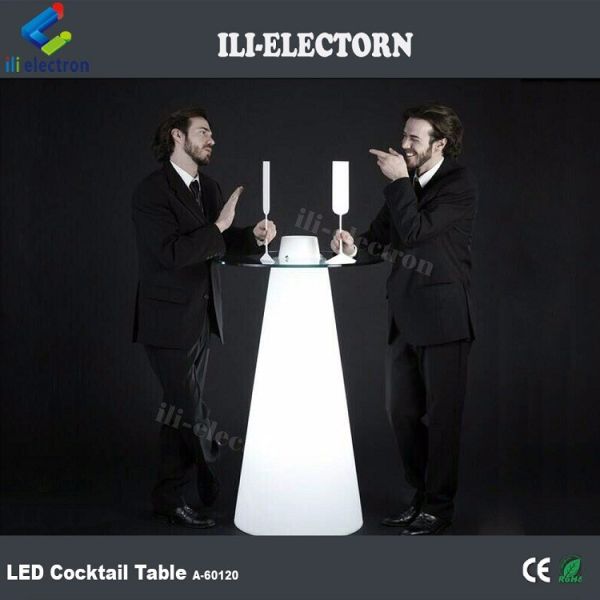 Glowing bar tables led cocktail table