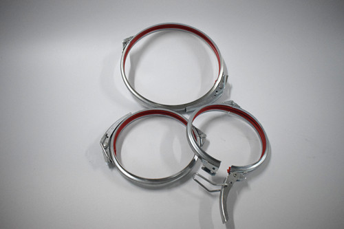 Ventilation Duct System Galvanized Quick Release Pipe Clamp 80mm