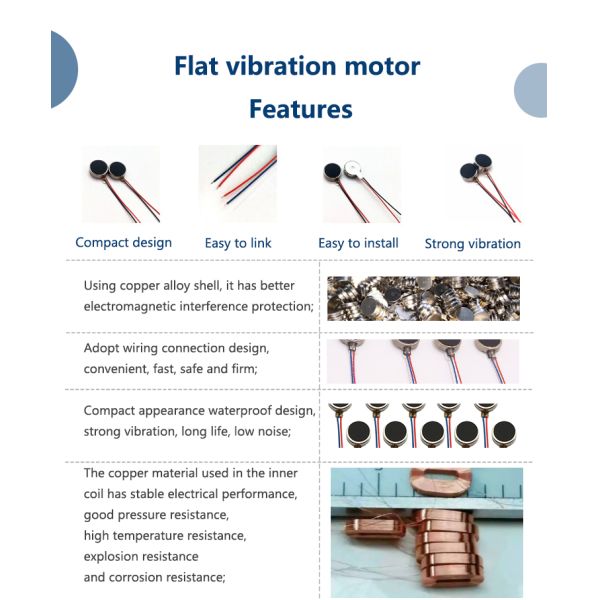 Brushless DC Flat Motor 3V Small Size For Electric Toothbrushes