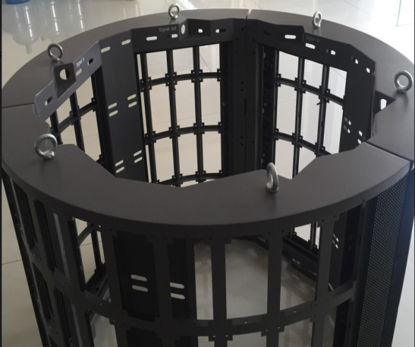 Customized P2 P3 Circle SMD LED Display System Indoor Full Color Led Screen