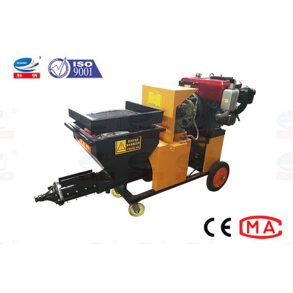 Screw Type Mortar Plastering Machine Stator Rotor Automatic Portable