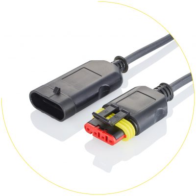 Customized Waterproof Connector Over Molded Superseal Cables