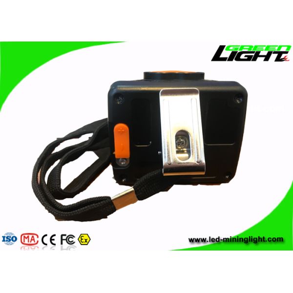 5.7Ah 8000lux Led Mining Cap Lamp Waterproof Underground With High Beam LCD Screen