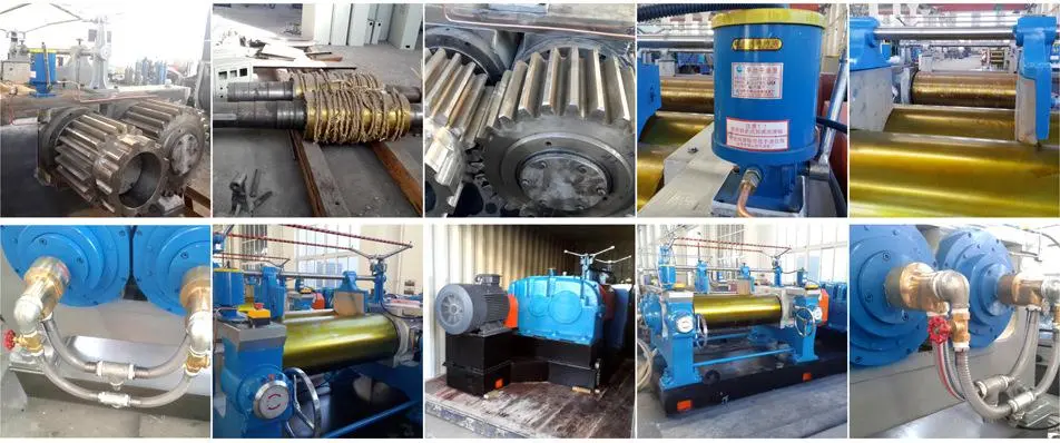 XK-400 Rubber Mixing Mill Adopts Electric Pitch Adjustment Roller Surface Hardened