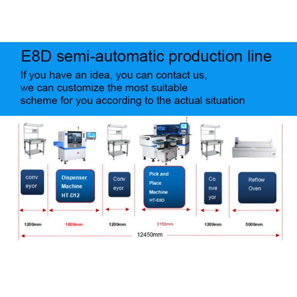 24 Heads Double Module Magnetic Linear Motor Multifunctional Smt Making Machine