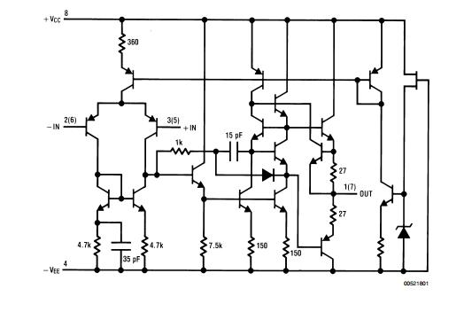 LM833MX Electronic IC Chips Dual Audio Operational Amplifier