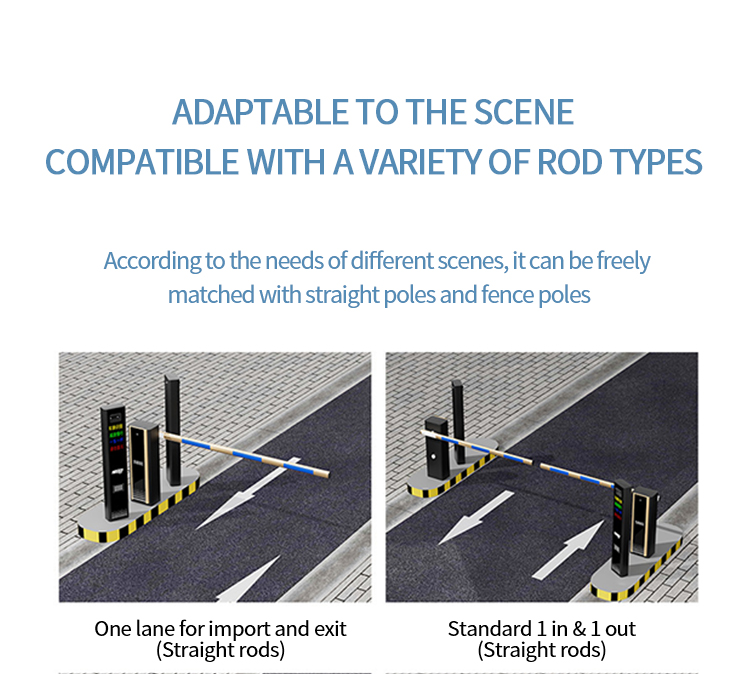 AC220V LPR Parking Solutions Algorithm System Turnstile With Toll Barrier
