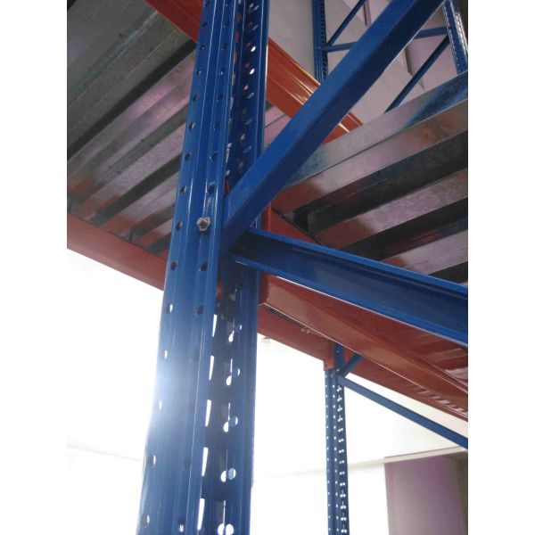 Heavy Duty Warehouse Storage Racks Stocking Iron Rack With Knockdown Structure