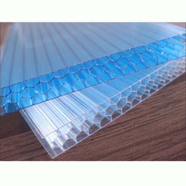 Normal Size 2.1 5.8m Honeycomb Polycarbonate Sheet Built Using Covestro Marlon Huasheng Materials Ideal for Energy Building Panels