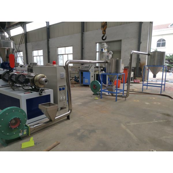 Automatic PVC Plastic Granules Machine With Double Screw