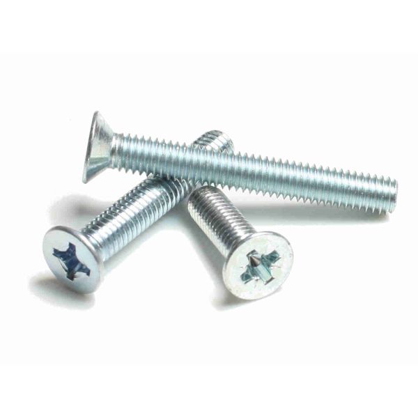 DIN965 Phillips Flat Head Machine Screw Threaded Stud Bolts M2 - M8