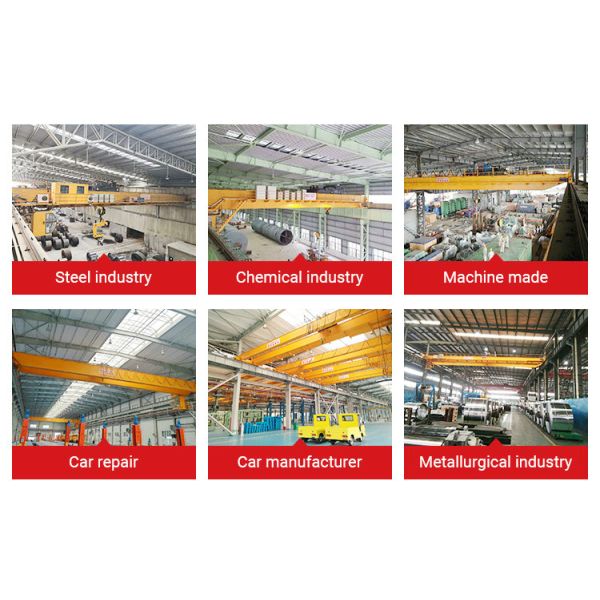 5 10 20 Ton Single Girder Overhead Cranes Workshop Warehouse Customized Bridge Crane