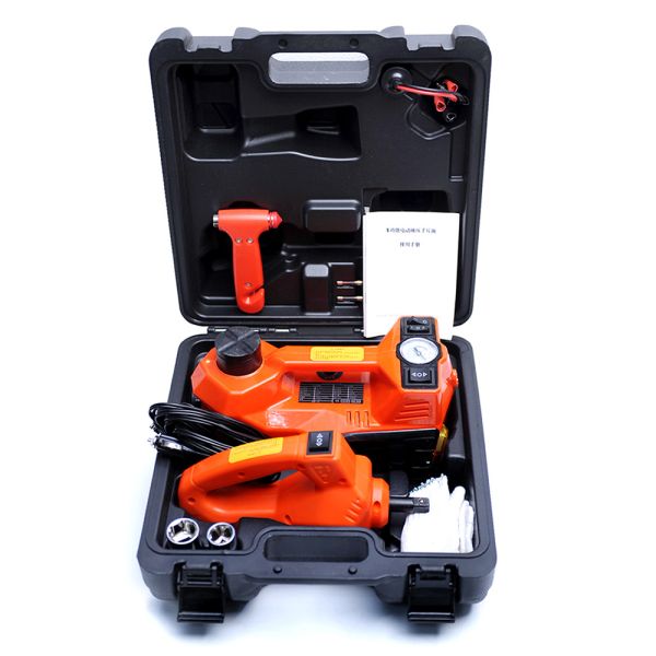 emergency tools portable 3 tons auto electric lifting jack with led light