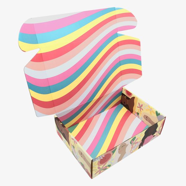 CCNB Foldable Packaging Box 4C Offset Printing Custom Corrugated Mailer Box