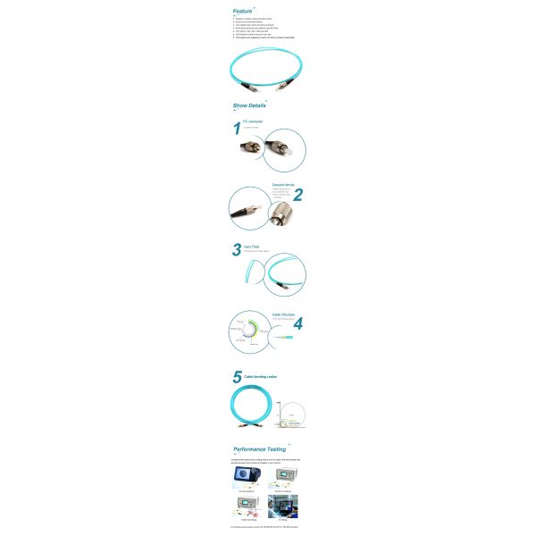 Single Mode G652D G657A2 1.6mm Patch Cord with Sc/APC Connector Ftta/FTTH Cable