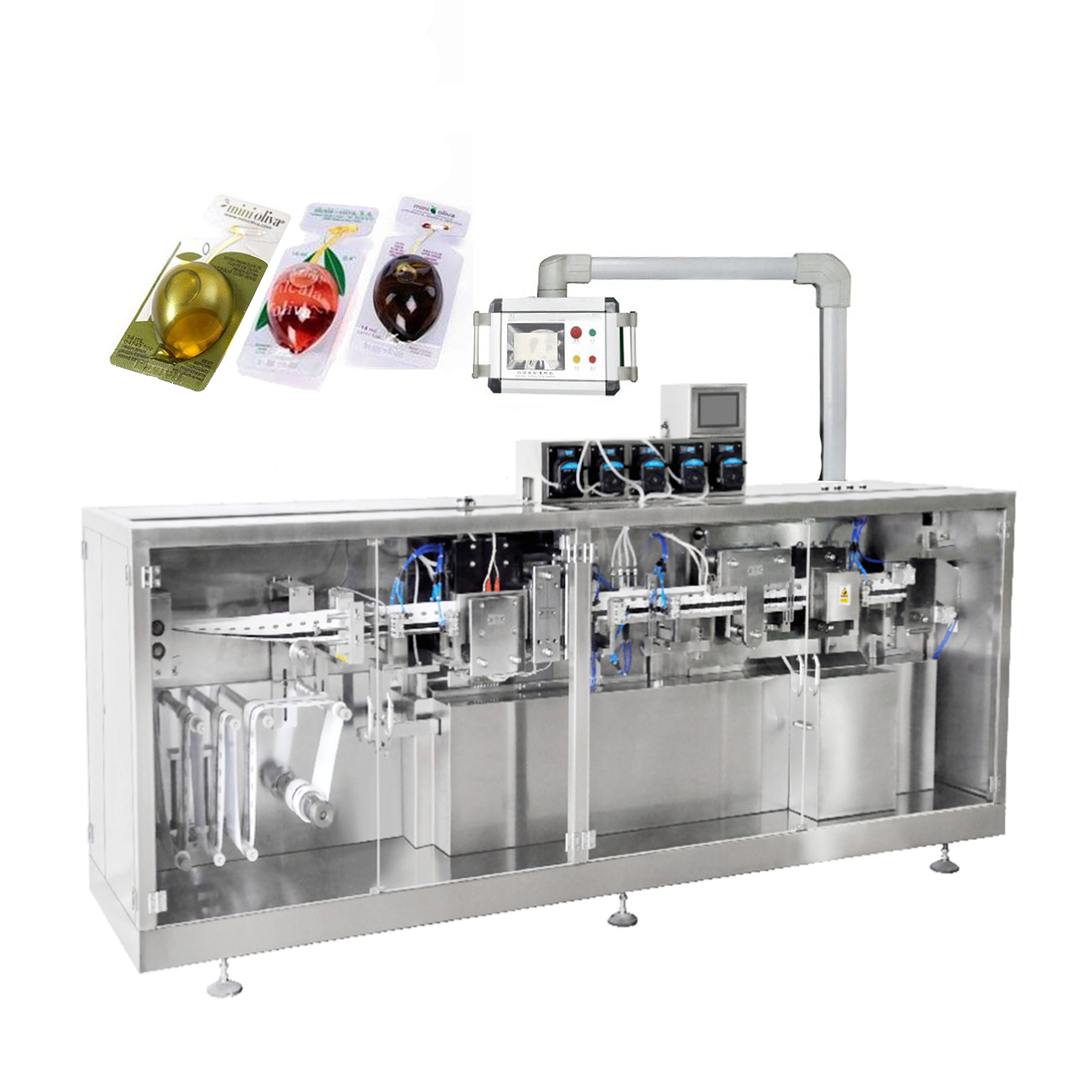 Oral Liquid Buffer Plastic Ampoule Filling Sealing Machine