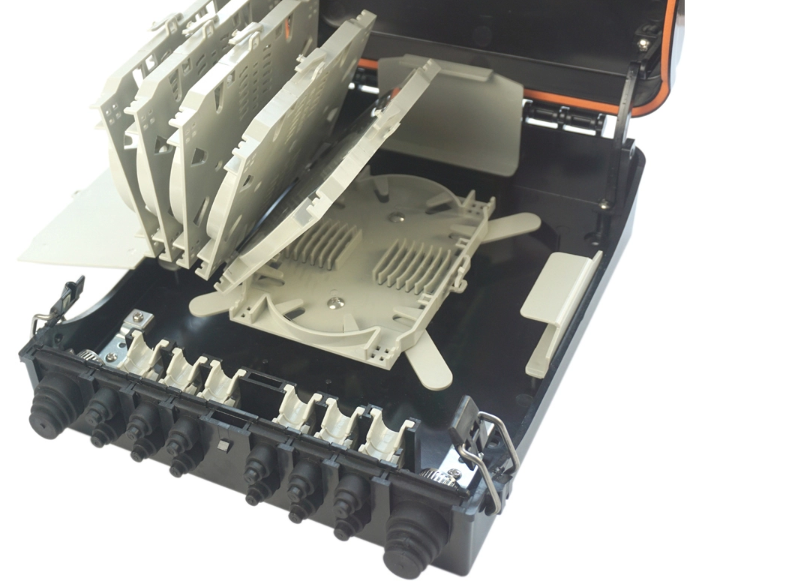 Plastic IP55 Ftth Terminal 144FO Optical Distribution Box