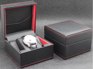 Quality Eco - Friendly Plastic Watch Box PU Leather Outside Waterproof Environmentally Friendly for sale