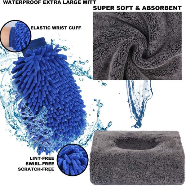 Car Detailing Drill Brush OEM Microfibre Car Detailing Brush Care Kit