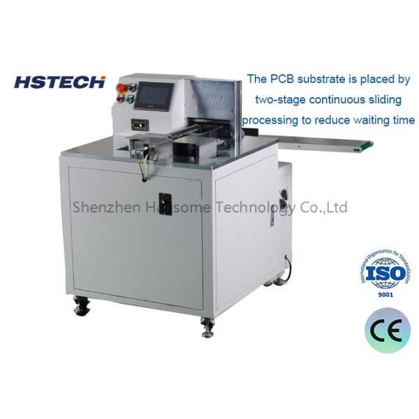 Double Platform Offline PCBA Router Machine PCB Router Machine For Depaneling Straight Line