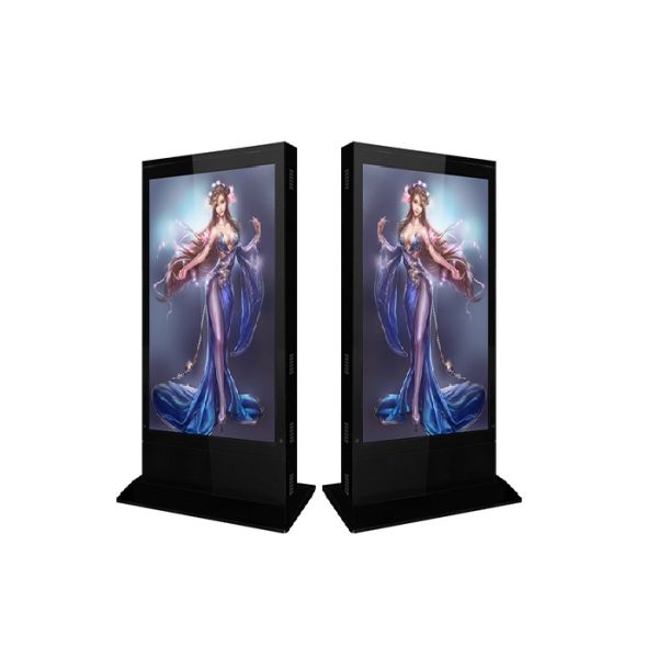 Stand Alone Digital Signage , Lcd Poster Display Automatic Light Sensor System