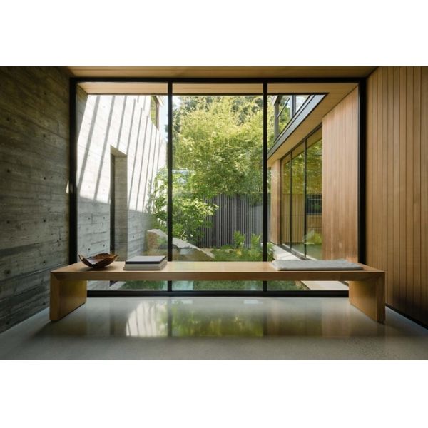 Outdoor Interlocking Wood Texture PVC Plastic Wall Panel with Modern Design Style