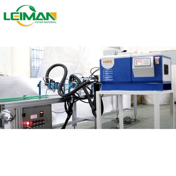 Air Filter Making Machine PLFJ-2 panel air filter gluing machine silvery white
