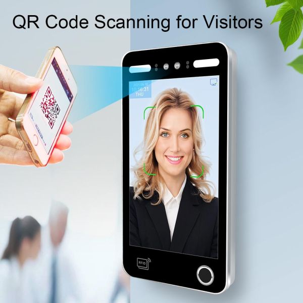 Biometric Fingerprint AI Facial Recognition Access Control System For Attendance