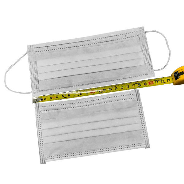 21*9.5cm Cleanroom 3 Ply Earloop Disposable Nonwoven Face Mask