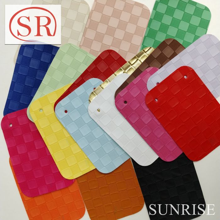 Embossed Scratch-resistant Stretch Lychee Pattern PU Leather Waterproof Decorative for Sofa Bags Outdoor Home Textile Use