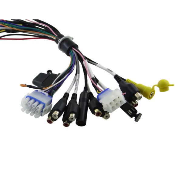 Customized Plug 12 Pin Stereo Harness New Energy Pigtail Waterproof
