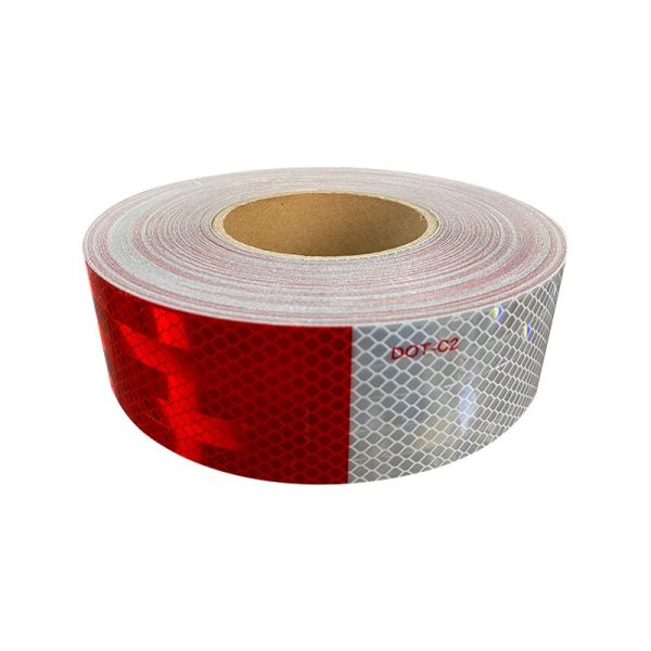 High Intensity Reflective Vinyl 10 Year Red White Dot-C2 Reflective Tape Conspicuity Tape For Truck