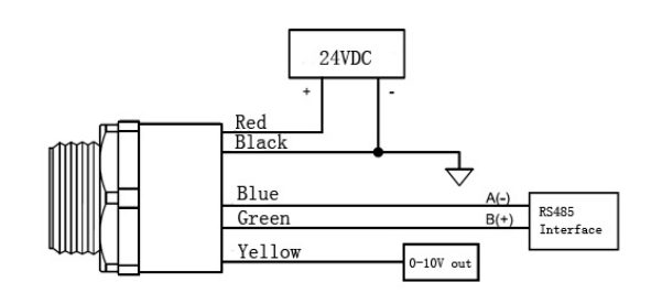 100kHz 24V PVDF Ultrasonic Transducer Sensor with IP68 Protection for High Precision Level Measurement
