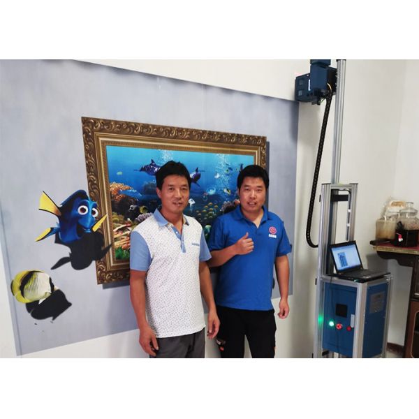 DX-10 Printhead CMYK Ink Wall Mural Printer 720X2280DPI