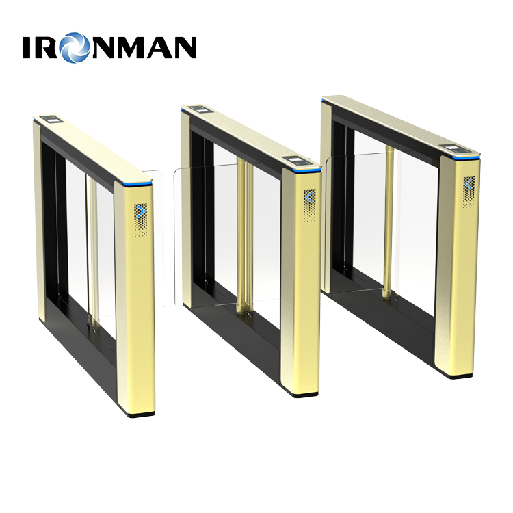 Custom Swing Barrier Gate Turnstile Access Control Security Systems Mechanism For Shopping Mall