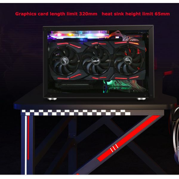 High Quality Full Mid Tower Desktop Gaming PC Computer Case Aluminum Gaming computer Game Machine Case Computer Chassis