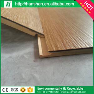 China plastic wood floor interlocking wood flooring wood-plastic composite sheet on sale