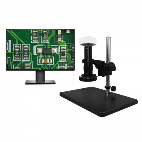 5MP USB 7 Inch Lcd Digital Usb Microscope Video 4.5X Measurement Software