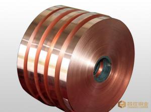 CuNi2Si Copper Sheet Metal Strip , Flat Copper Sheets Good Cold Machinability