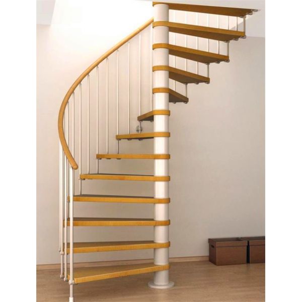 Screws Installation Custom Spiral Staircase Space Saving With Rob Railing
