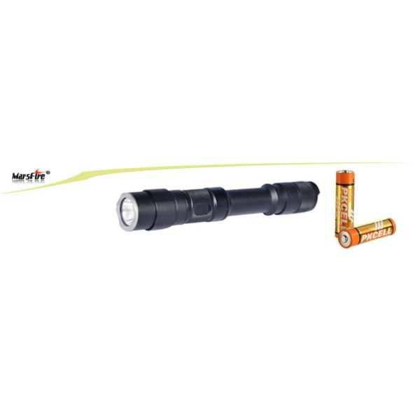 Waterproof Rechargeable Tactical Flashlight 400lm , high powered torch