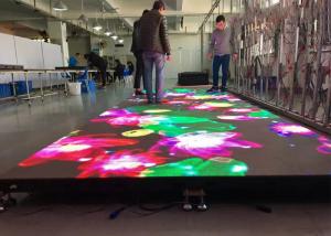 Quality P3.91mm Led Floor Display , SMD2121 Front Maintenance Led Screen for sale