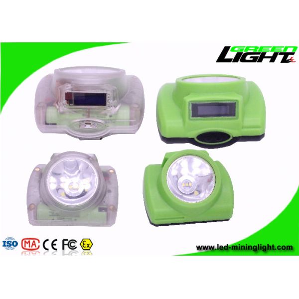 13000lux Led Mining Cap Lamp Cordless 3 Lights Underground With CE Certification