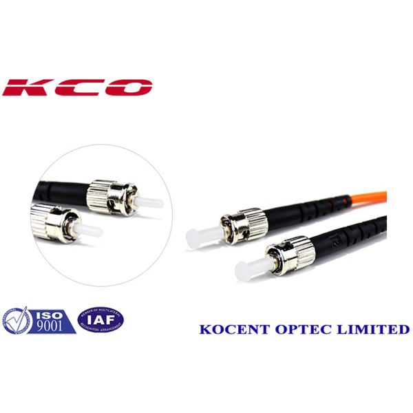 OM2 62.5/125 Multimode Fiber Optic Patch Cord 2.0m ST/UPC for High-Density Connectivity