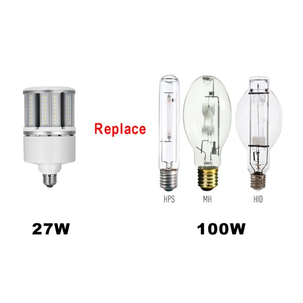 Waterproof IP64 360 Degree Internal Driver LED Corn Bulb E40 Base Samsung Chip