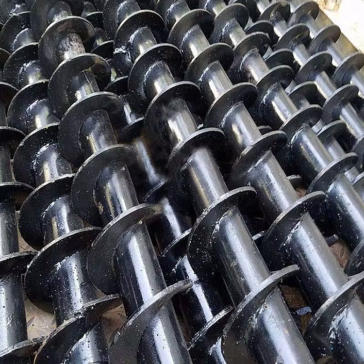 High Speed Anger Drill Pipe Single / Double Spiral Blades Threaded Drill Rod Twist Drill Pipe