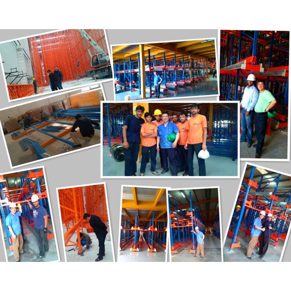 Intelligent Radio Shuttle Racking System Steel L High End Automatic Density Storage
