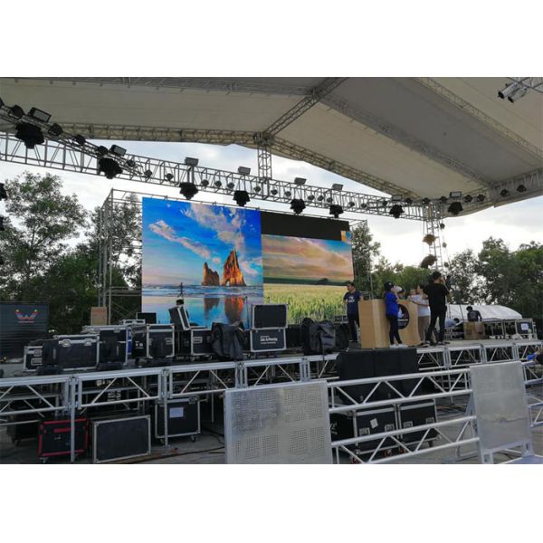 P2.97 Outdoor Rental Digital Display Screen Support Quick Installation