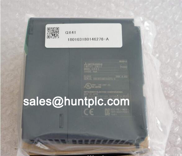 QX41 Mitsubishi Universal Q CPU module 32 point, 24 VDC input (4mA), sink type, 32 points/common