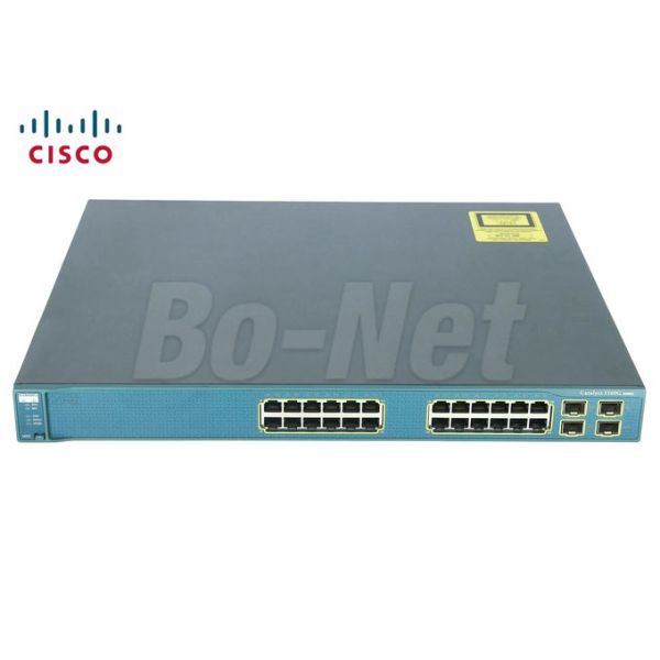 Stackable Used Cisco Switches 10/100/1000M Managed Network WS-C3560G-24TS-S